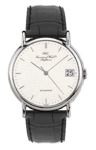 Portofino Automatic Stainless Steel / White / Strap — photo from WatchBase · Photo: WatchBase · © WatchBase, used with permission · Source: https://watchbase.com/iwc/portofino/iw3513-20