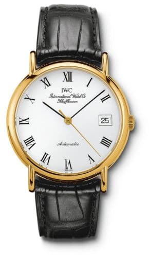 Portofino Automatic Yellow Gold / White - Roman / Strap — photo from WatchBase · Photo: WatchBase · © WatchBase, used with permission · Source: https://watchbase.com/iwc/portofino/iw3513-27