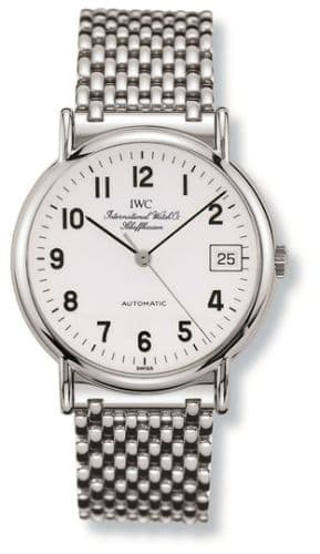 Portofino Automatic Stainless Steel / White - Railroad / Bracelet — photo from WatchBase · Photo: WatchBase · © WatchBase, used with permission · Source: https://watchbase.com/iwc/portofino/iw3513-37