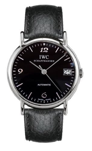Portofino Automatic Stainless Steel / Black - Breguet / Strap — photo from WatchBase · Photo: WatchBase · © WatchBase, used with permission · Source: https://watchbase.com/iwc/portofino/iw3513-42