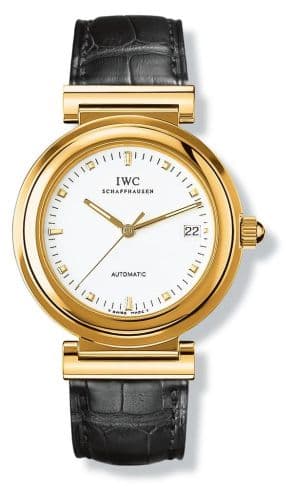 Da Vinci SL Yellow Gold / White — photo from WatchBase · Photo: WatchBase · © WatchBase, used with permission · Source: https://watchbase.com/iwc/da-vinci/iw3528-03