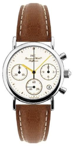 Portofino Lady Chronograph MecaQuartz Stainless Steel / White / Calf — photo from WatchBase · Photo: WatchBase · © WatchBase, used with permission · Source: https://watchbase.com/iwc/portofino/iw3730-06