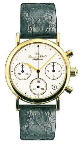 Portofino Lady Chronograph MecaQuartz Yellow Gold / White / Alligator — photo from WatchBase · Photo: WatchBase · © WatchBase, used with permission · Source: https://watchbase.com/iwc/portofino/iw3730-08