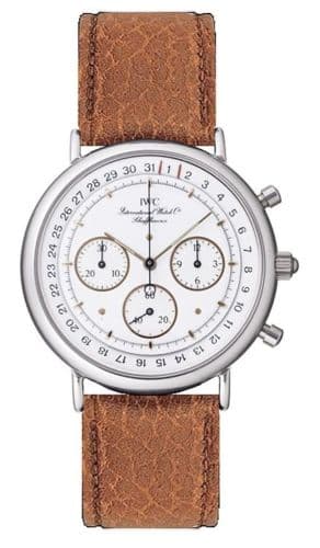 Portofino Chronograph MecaQuartz Stainless Steel / White / Calf — photo from WatchBase · Photo: WatchBase · © WatchBase, used with permission · Source: https://watchbase.com/iwc/portofino/iw3731-05
