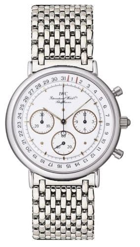 Portofino Chronograph MecaQuartz Stainless Steel / White / Bracelet — photo from WatchBase · Photo: WatchBase · © WatchBase, used with permission · Source: https://watchbase.com/iwc/portofino/iw3731-06
