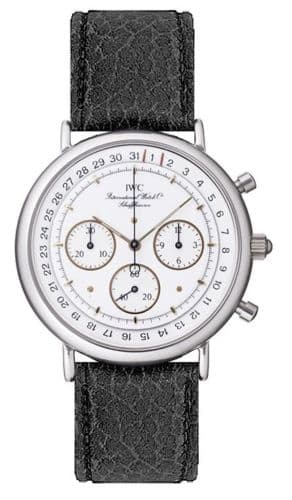 Portofino Chronograph MecaQuartz Stainless Steel / White / Calf — photo from WatchBase · Photo: WatchBase · © WatchBase, used with permission · Source: https://watchbase.com/iwc/portofino/iw3731-07