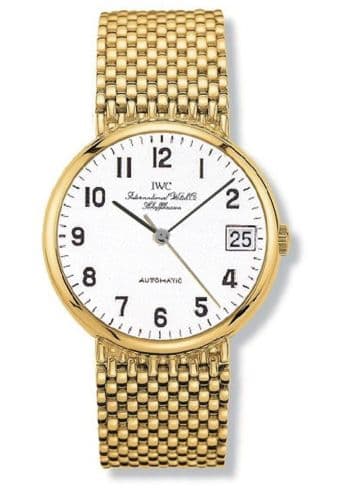 Portofino Automatic Yellow Gold / White - Railroad / Bracelet — photo from WatchBase · Photo: WatchBase · © WatchBase, used with permission · Source: https://watchbase.com/iwc/portofino/iw9251-06