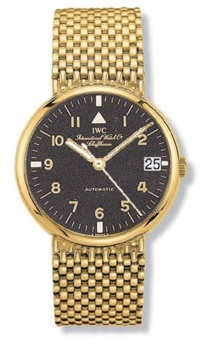 Portofino Automatic Yellow Gold / Black - Pilot / Bracelet — photo from WatchBase · Photo: WatchBase · © WatchBase, used with permission · Source: https://watchbase.com/iwc/portofino/iw9261-02