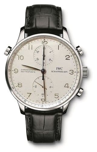 Portuguese Chrono-Rattrapante Platinum — photo from WatchBase · Photo: WatchBase · © WatchBase, used with permission · Source: https://watchbase.com/iwc/portugieser/iw3712-05