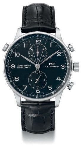 Portuguese Chrono-Rattrapante White Gold / Black — photo from WatchBase · Photo: WatchBase · © WatchBase, used with permission · Source: https://watchbase.com/iwc/portugieser/iw3712-08