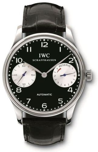 Portugieser Automatic 2000 Stainless Steel — photo from WatchBase · Photo: WatchBase · © WatchBase, used with permission · Source: https://watchbase.com/iwc/portugieser/iw5000-01