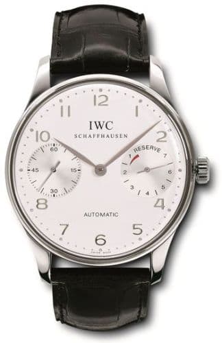Portugieser Automatic 2000 Platinum — photo from WatchBase · Photo: WatchBase · © WatchBase, used with permission · Source: https://watchbase.com/iwc/portugieser/iw5000-03