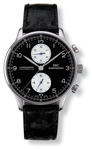Portuguese Chrono-Automatic Stainless Steel / Reverse Panda — photo from WatchBase · Photo: WatchBase · © WatchBase, used with permission · Source: https://watchbase.com/iwc/portugieser/iw3714-04