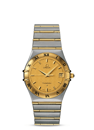 Constellation Quartz 33.5 Stainless Steel / Yellow Gold / Champagne — photo from WatchBase · Photo: WatchBase · © WatchBase, used with permission · Source: https://watchbase.com/omega/constellation/1212-10-00