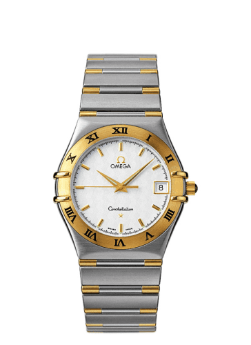 Constellation Quartz 33.5 Stainless Steel / Yellow Gold / Silver — photo from WatchBase · Photo: WatchBase · © WatchBase, used with permission · Source: https://watchbase.com/omega/constellation/1312-30-00