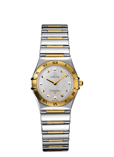Constellation Quartz 25.5 My Choice Stainless Steel / Yellow Gold / MOP — photo from WatchBase · Photo: WatchBase · © WatchBase, used with permission · Source: https://watchbase.com/omega/constellation/1371-71-00