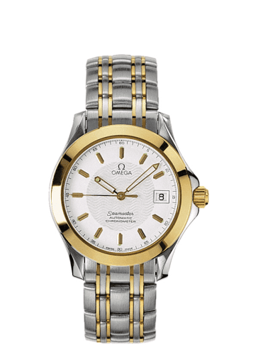 Seamaster 120M Automatic 36.25 Stainless Steel / Yellow Gold / White — photo from WatchBase · Photo: WatchBase · © WatchBase, used with permission · Source: https://watchbase.com/omega/seamaster-120m/2301-21-00