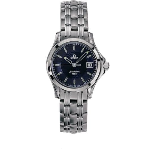 Seamaster 120M Quartz 26.8 Stainless Steel / Blue / Bracelet — photo from WatchBase · Photo: WatchBase · © WatchBase, used with permission · Source: https://watchbase.com/omega/seamaster-120m/2571-81-00