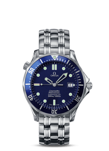 Seamaster Diver 300M Automatic 41 Stainless Steel / Blue / Bracelet / James Bond — photo from WatchBase · Photo: WatchBase · © WatchBase, used with permission · Source: https://watchbase.com/omega/seamaster-diver-300m/2531-80-00