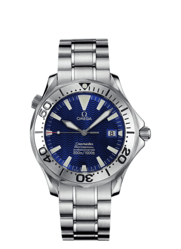 Seamaster Diver 300M Automatic 41 Stainless Steel / Electric Blue / Bracelet / Royal Navy — photo from WatchBase · Photo: WatchBase · © WatchBase, used with permission · Source: https://watchbase.com/omega/seamaster-diver-300m/2257-80-00