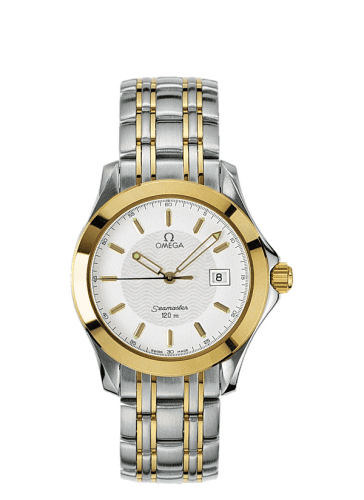 Seamaster 120M Quartz 41 Stainless Steel / Yellow Gold / White / Bracelet — photo from WatchBase · Photo: WatchBase · © WatchBase, used with permission · Source: https://watchbase.com/omega/seamaster-120m/2311-21-00