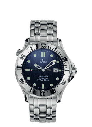 Seamaster Diver 300M Quartz 41 Stainless Steel / Blue / Bracelet — photo from WatchBase · Photo: WatchBase · © WatchBase, used with permission · Source: https://watchbase.com/omega/seamaster-diver-300m/2542-80-00