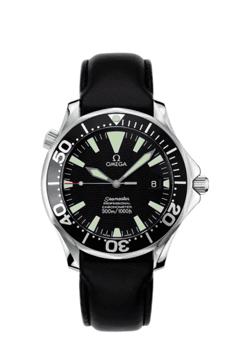 Seamaster Diver 300M Automatic 41 Stainless Steel / Black / Leather — photo from WatchBase · Photo: WatchBase · © WatchBase, used with permission · Source: https://watchbase.com/omega/seamaster-diver-300m/2954-50-91