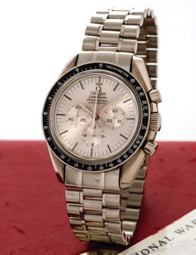 Speedmaster Professional Moonwatch Apollo XI 25th White Gold Bracelet — photo from WatchBase · Photo: WatchBase · © WatchBase, used with permission · Source: https://watchbase.com/omega/speedmaster/3192-30-00