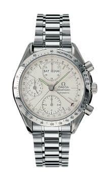 Speedmaster Day-Date 38 Stainless Steel / Silver / Bracelet — photo from WatchBase · Photo: WatchBase · © WatchBase, used with permission · Source: https://watchbase.com/omega/speedmaster-automatic-quartz/3521-30-00