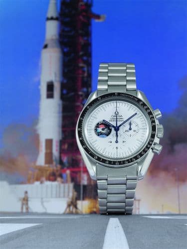 Speedmaster Professional Moonwatch Apollo XIII 25th White — photo from WatchBase · Photo: WatchBase · © WatchBase, used with permission · Source: https://watchbase.com/omega/speedmaster/3595-52-00-w