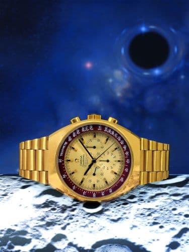 Speedmaster Professional Mark II Plated — photo from WatchBase · Photo: WatchBase · © WatchBase, used with permission · Source: https://watchbase.com/omega/speedmaster/md-145-034