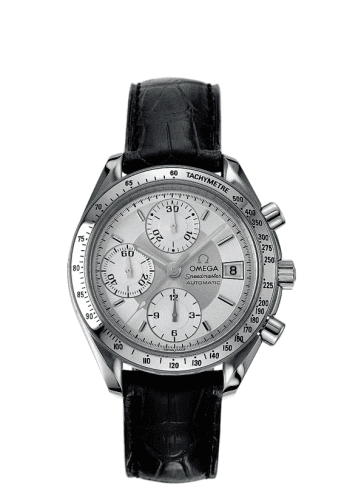 Speedmaster Date 39 Stainless Steel / Silver — photo from WatchBase · Photo: WatchBase · © WatchBase, used with permission · Source: https://watchbase.com/omega/speedmaster-automatic-quartz/3813-30-01