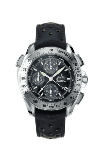 Speedmaster Split-Seconds Stainless Steel / Carbon / Strap — photo from WatchBase · Photo: WatchBase · © WatchBase, used with permission · Source: https://watchbase.com/omega/speedmaster-automatic-quartz/3840-50-31