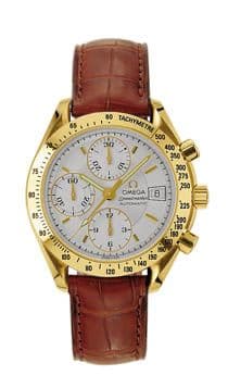 Speedmaster Date 39 Yellow Gold / Silver — photo from WatchBase · Photo: WatchBase · © WatchBase, used with permission · Source: https://watchbase.com/omega/speedmaster-automatic-quartz/3613-30-02