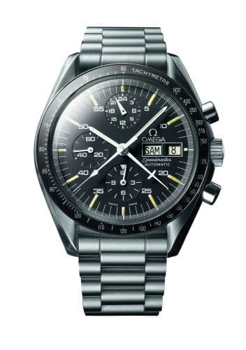 Speedmaster Automatic Stainless Steel / Black / Bracelet / Holy Grail — photo from WatchBase · Photo: WatchBase · © WatchBase, used with permission · Source: https://watchbase.com/omega/speedmaster-automatic-quartz/st-376-0822
