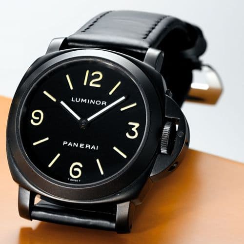 Luminor Base PVD — photo from WatchBase · Photo: WatchBase · © WatchBase, used with permission · Source: https://watchbase.com/panerai/luminor/pam00009