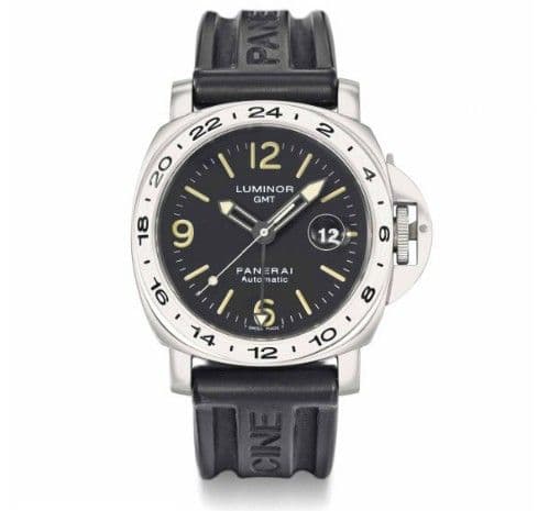 Luminor GMT — photo from WatchBase · Photo: WatchBase · © WatchBase, used with permission · Source: https://watchbase.com/panerai/luminor/pam00023