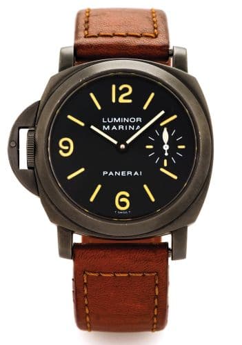 Luminor Marina Left Handed PVD — photo from WatchBase · Photo: WatchBase · © WatchBase, used with permission · Source: https://watchbase.com/panerai/luminor/pam00026