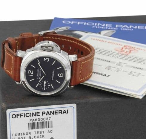 Luminor Marina — photo from WatchBase · Photo: WatchBase · © WatchBase, used with permission · Source: https://watchbase.com/panerai/luminor/pam00037