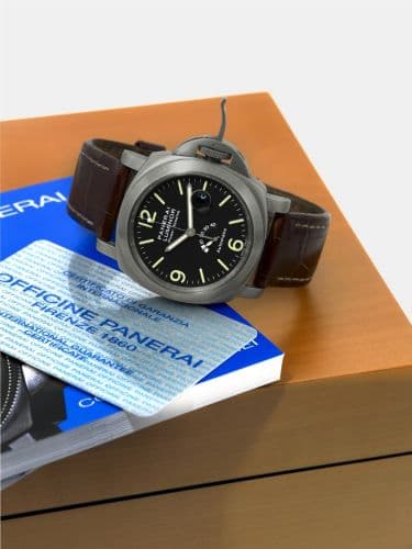 Luminor Power Reserve Titanium Titanium — photo from WatchBase · Photo: WatchBase · © WatchBase, used with permission · Source: https://watchbase.com/panerai/luminor/pam00057