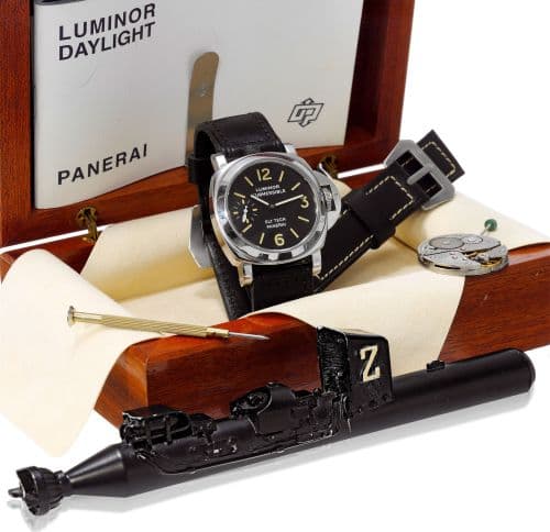 Slytech Submersible — photo from WatchBase · Photo: WatchBase · © WatchBase, used with permission · Source: https://watchbase.com/panerai/pre-vendome/5218-205-a