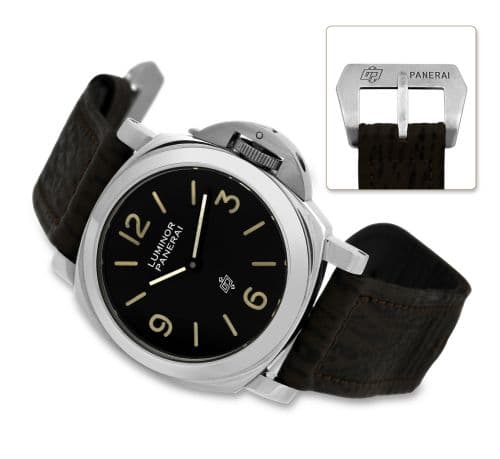 Luminor Logo — photo from WatchBase · Photo: WatchBase · © WatchBase, used with permission · Source: https://watchbase.com/panerai/pre-vendome/5218-201-a