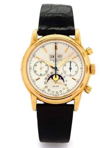Perpetual Calendar Chronograph 2499 — photo from WatchBase · Photo: WatchBase · © WatchBase, used with permission · Source: https://watchbase.com/patek-philippe/grand-complications/2499j-series-4