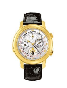 Sky Moon Tourbillon Yellow God — photo from WatchBase · Photo: WatchBase · © WatchBase, used with permission · Source: https://watchbase.com/patek-philippe/grand-complications/5002j-001