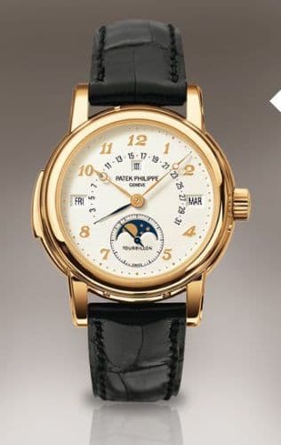 Tourbillon Minute Repeater Perpetual Calendar 5016 Yellow Gold — photo from WatchBase · Photo: WatchBase · © WatchBase, used with permission · Source: https://watchbase.com/patek-philippe/grand-complications/5016j-001