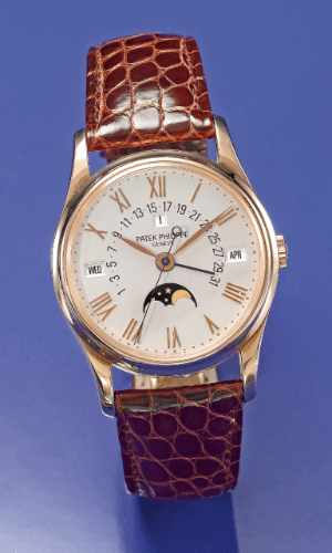 Perpetual Calendar 5050 Rose Gold / Silver Roman — photo from WatchBase · Photo: WatchBase · © WatchBase, used with permission · Source: https://watchbase.com/patek-philippe/grand-complications/5050r-001