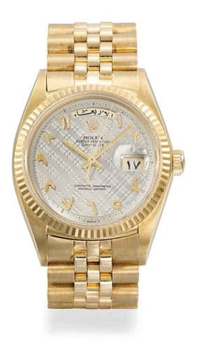 Day-Date 1803 — photo from WatchBase · Photo: WatchBase · © WatchBase, used with permission · Source: https://watchbase.com/rolex/day-date/1803-arab