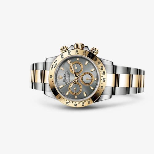 Daytona Rolesor Steel — photo from WatchBase · Photo: WatchBase · © WatchBase, used with permission · Source: https://watchbase.com/rolex/daytona/116523-0041