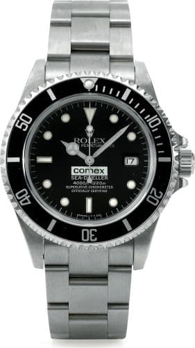 Sea-Dweller 16660 Comex — photo from WatchBase · Photo: WatchBase · © WatchBase, used with permission · Source: https://watchbase.com/rolex/sea-dweller/16660-comex