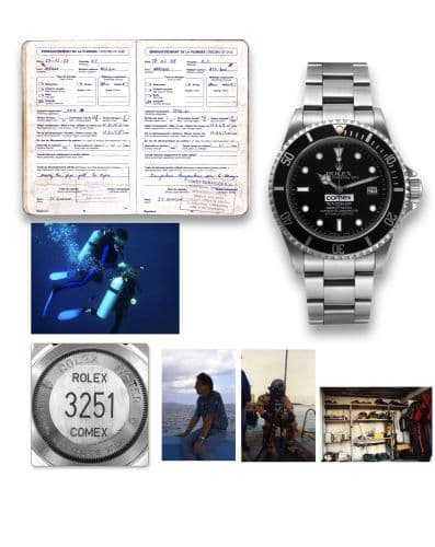 Sea-Dweller 16600 Comex Mark 1 — photo from WatchBase · Photo: WatchBase · © WatchBase, used with permission · Source: https://watchbase.com/rolex/sea-dweller/16600-comex-mk1